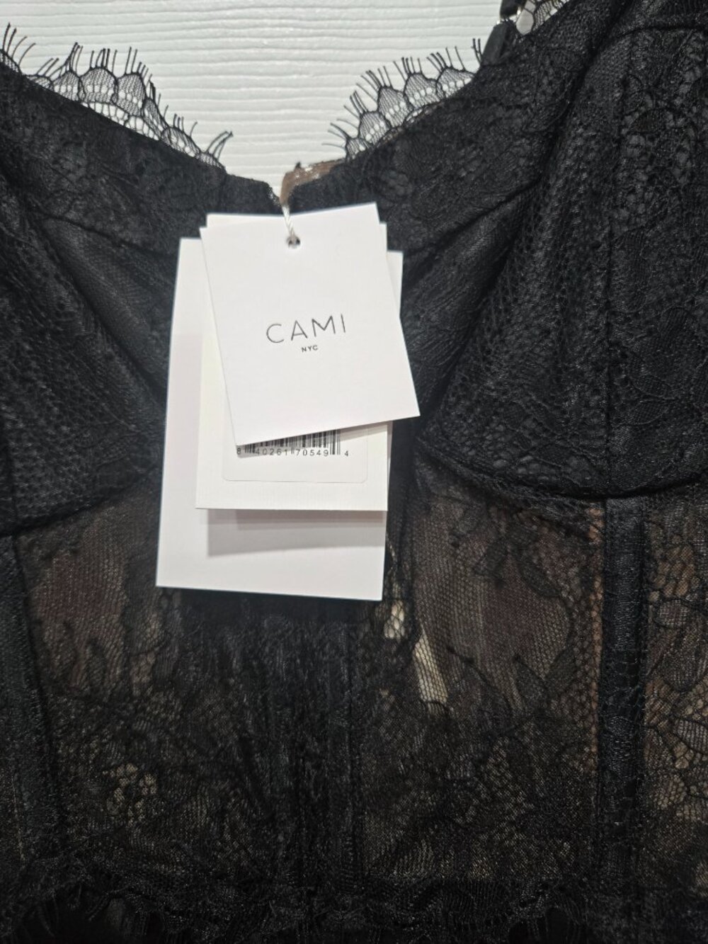 $495 NEW CAMI NYC MAUREEN CORSET LACE DRESS 12 PARTY WEDDING GUEST COCKTAIL - Picture 5 of 8